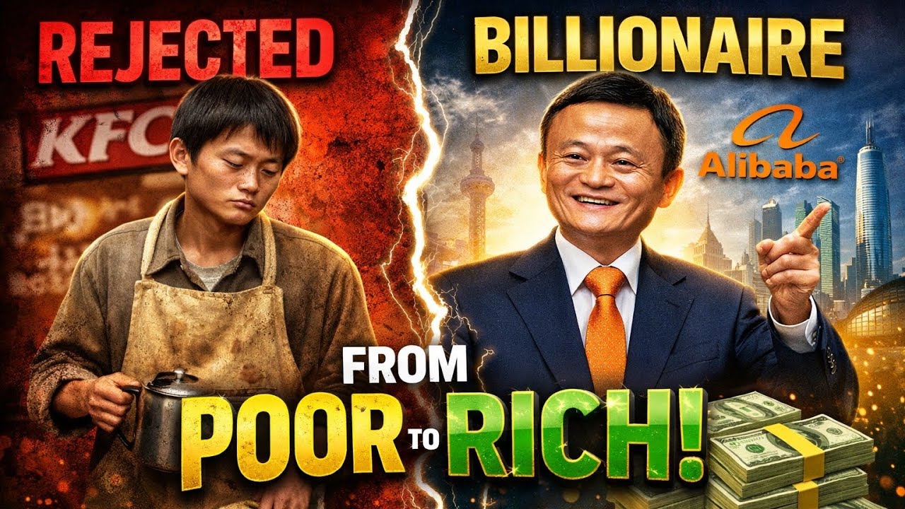 Rejected 30 Times… Now a Billionaire 😳 | The Story of Jack Ma #history 