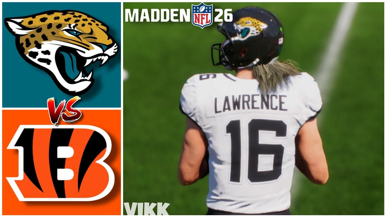 Jaguars vs Bengals Week 2 Simulation (Madden 26)
