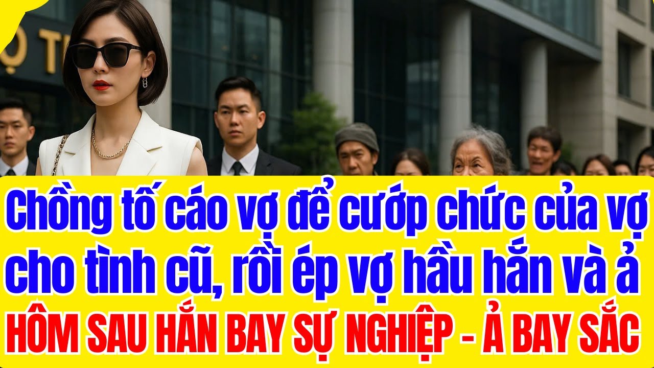 Chồng t.ố cáo vợ để c.ướp chức của vợ cho tình cũ, rồi é.p vợ hầu hắn và ả HÔM SAU HẮN BAY SỰ NGHIỆP
