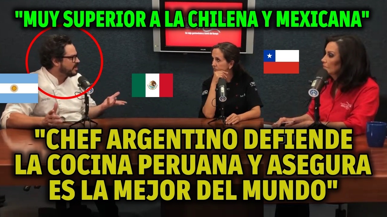 CHEF ARGENTINO SACA CARA POR EL PER&Uacute; Y DICE QUE LA COMIDA PERUANA ES LA MEJOR DEL MUNDO
