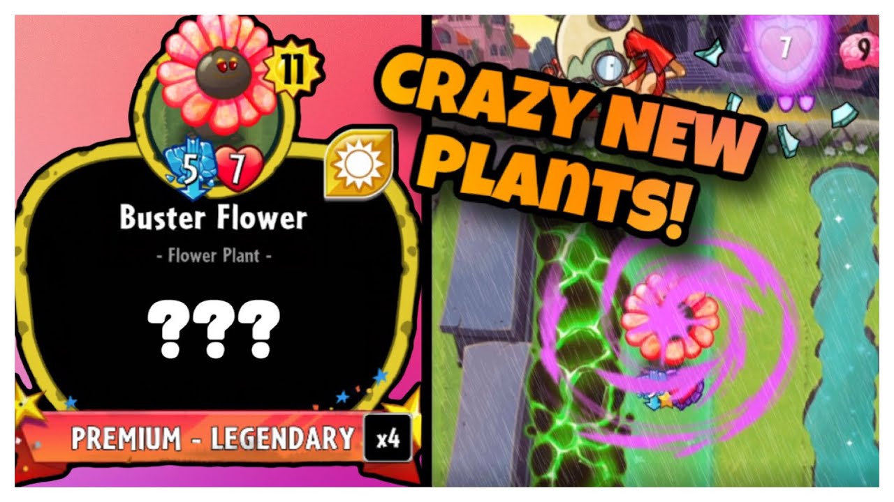 Buster Flower Is Actually Unfair - Plants Vs. Zombies Heroes Mod