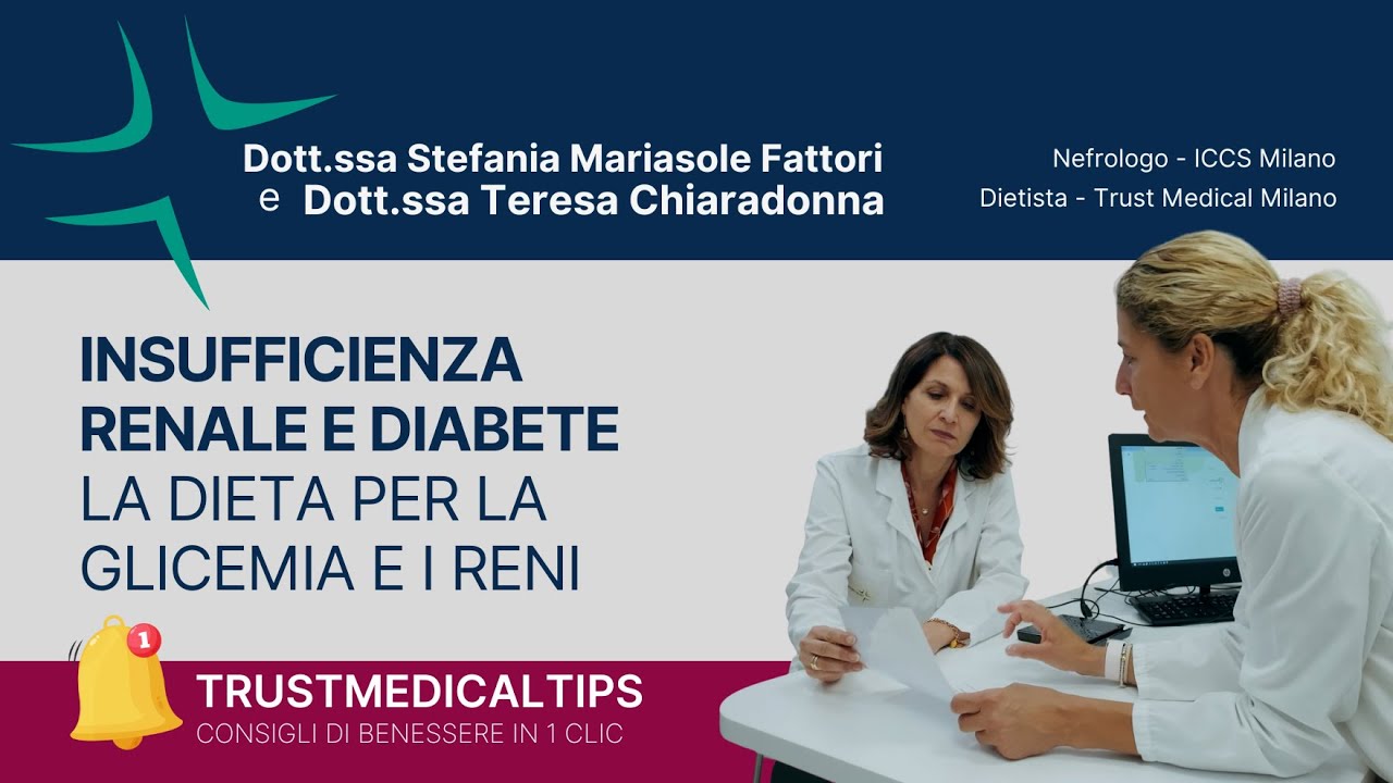 La dieta per la glicemia e i reni