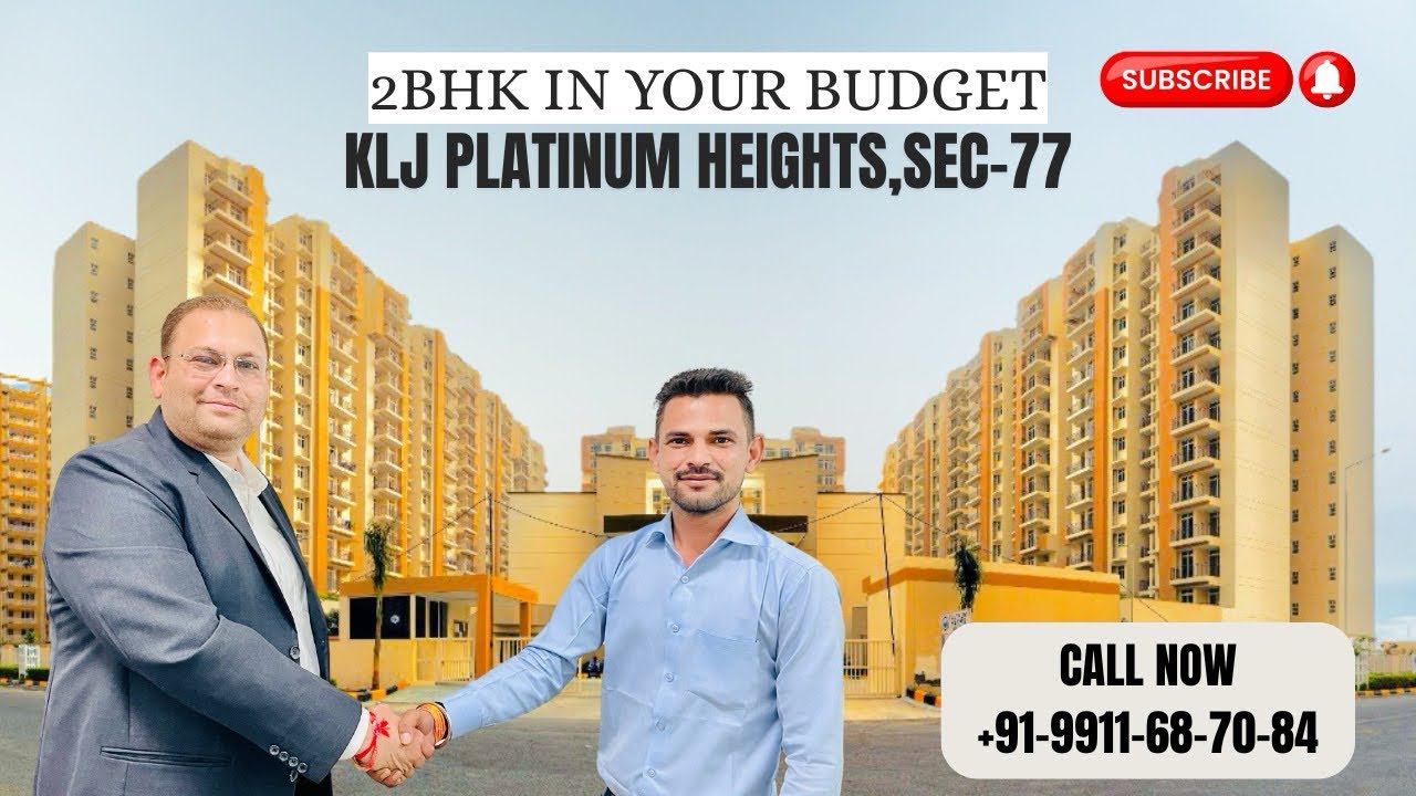 2BHK | 1014 SQFT | KLJ PLATINUM HEIGHTS SECTOR 77 GREATER FARIDABAD | PROPERTIES IN FARIDABAD #home