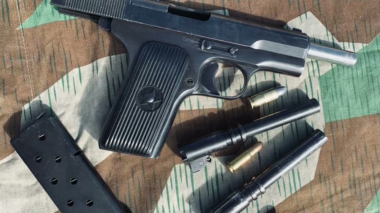 Chinese Tokarev Type 54-1 with three barrels! (38 Super, 7.62x25, and 9mm Luger)