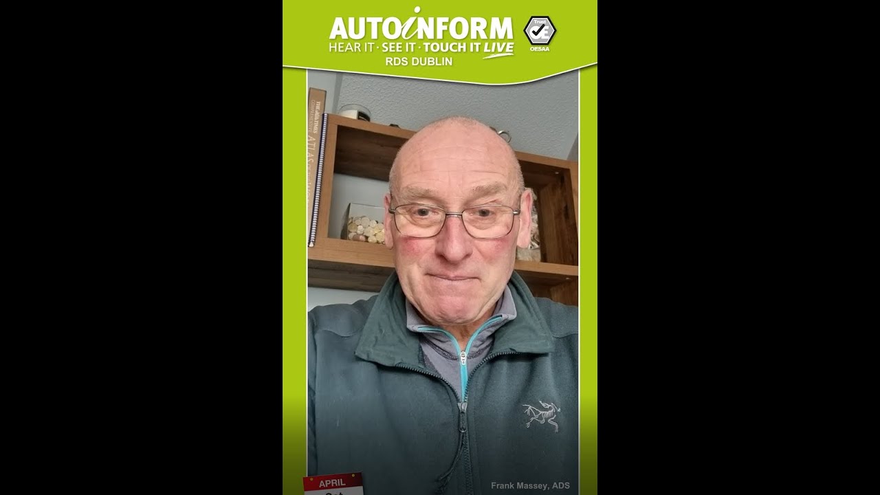 Frank Massey AutoInform Live, RDS April 2022
