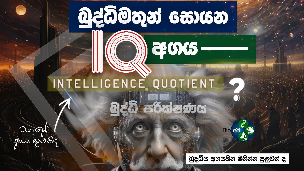 ඔයාගේ IQ Level එක දන්නවද ? 😳 What is IQ Level & Test - Intelligence Quotient | Sinhala IQ - Bio Api
