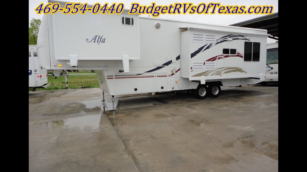 2007 Alfa 5th Wheel Travel Trailer That Is Perfect For The Full Time Rv Experence!