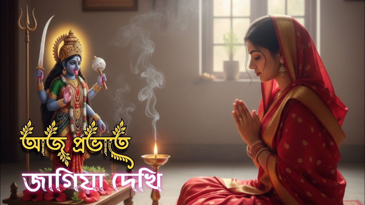 আজ প্রভাতে জাগিয়া দেখি | মা মালির গান | ma Kali song @amusiccfm 