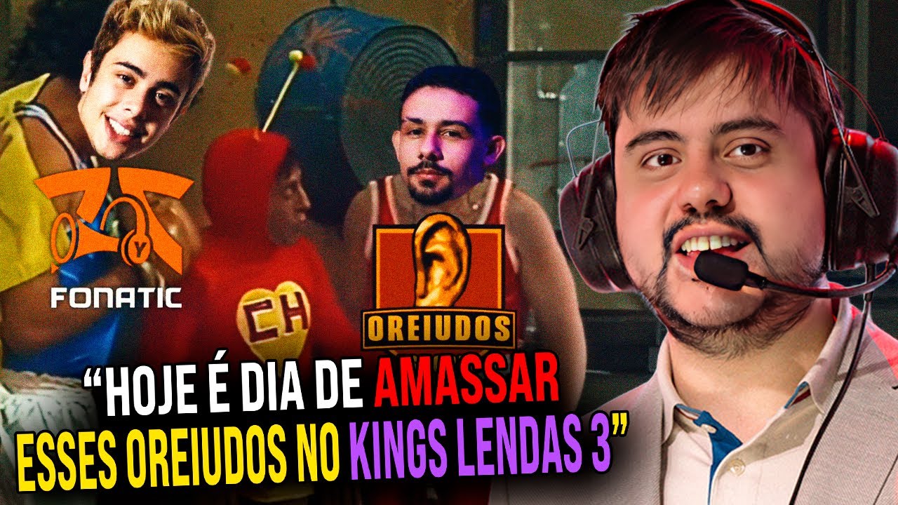 🚨 FONATIC x OREIUDOS NO KINGS LENDAS 3! COACH TOCKERS ENSINANDO O TIME DO YODA A JOGAR LOL