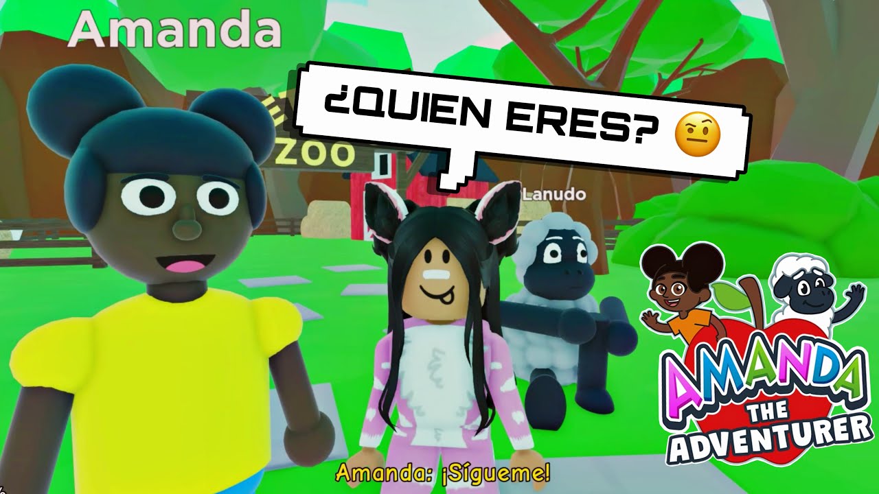 ¿ALGUIEN ME PUEDE DECIR QUE ES ESTO? 😵‍💫 (AMANDA THE ADVENTURER ROBLOX)