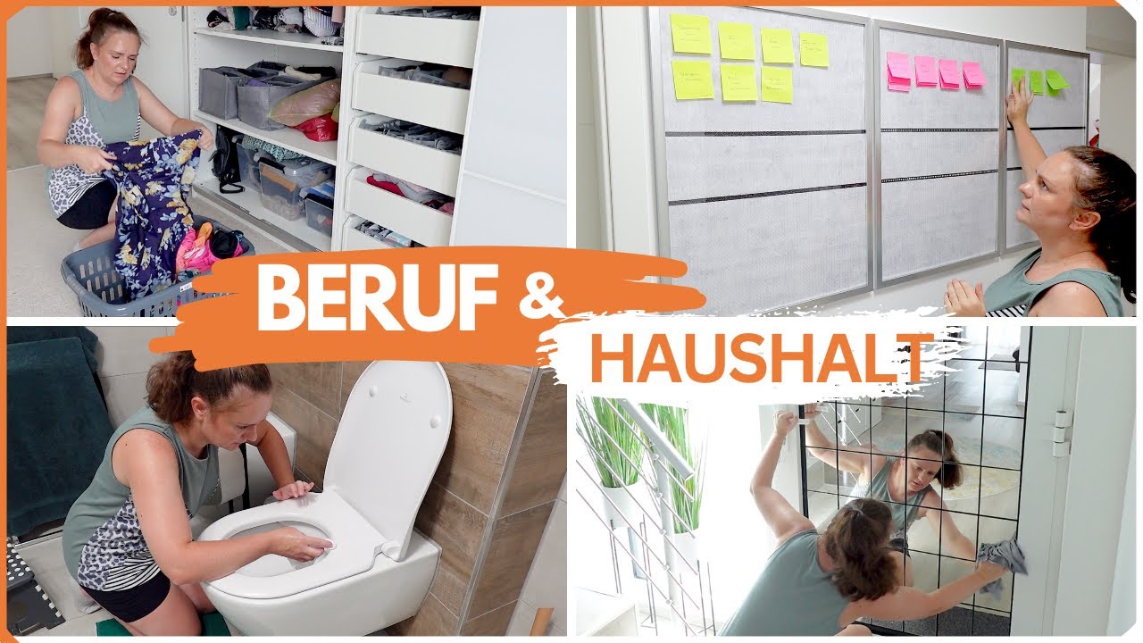 Die Putzroutine nach der Arbeit - berufstätige Mama mit wenig Zeit - kanban