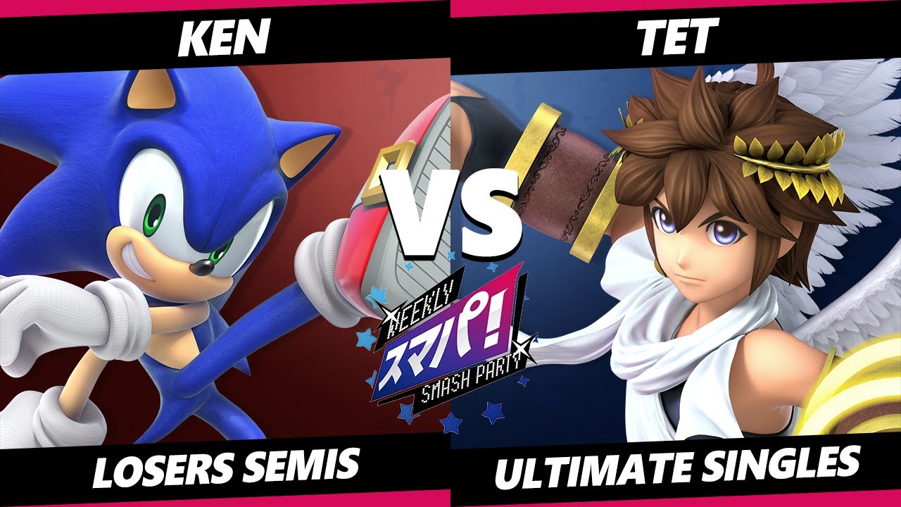 Sumapa 90 Losers Semis - KEN (Sonic) Vs. Tet (Pit) Smash Ultimate - SSBU