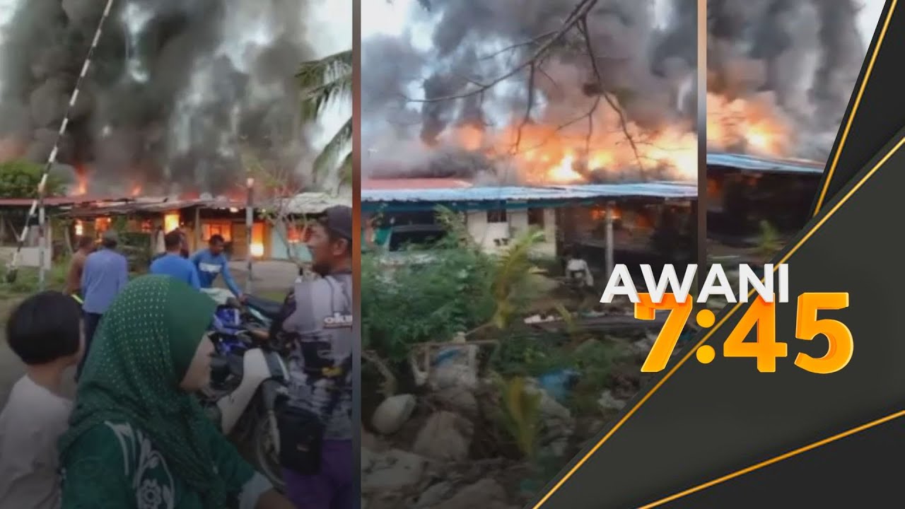 Deretan 14 rumah hangus, tinggal sehelai sepinggang
