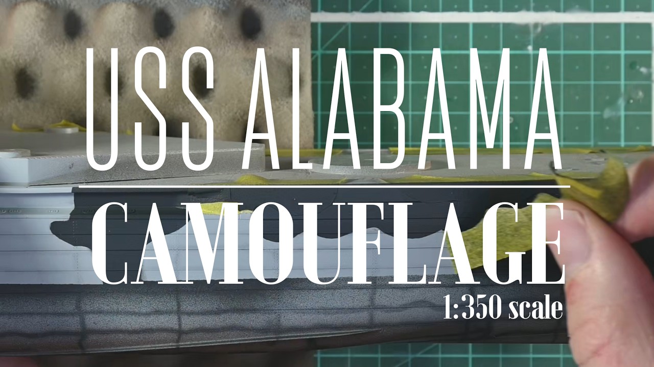 1:350 USS Alabama: Часть 4 — Камуфляж