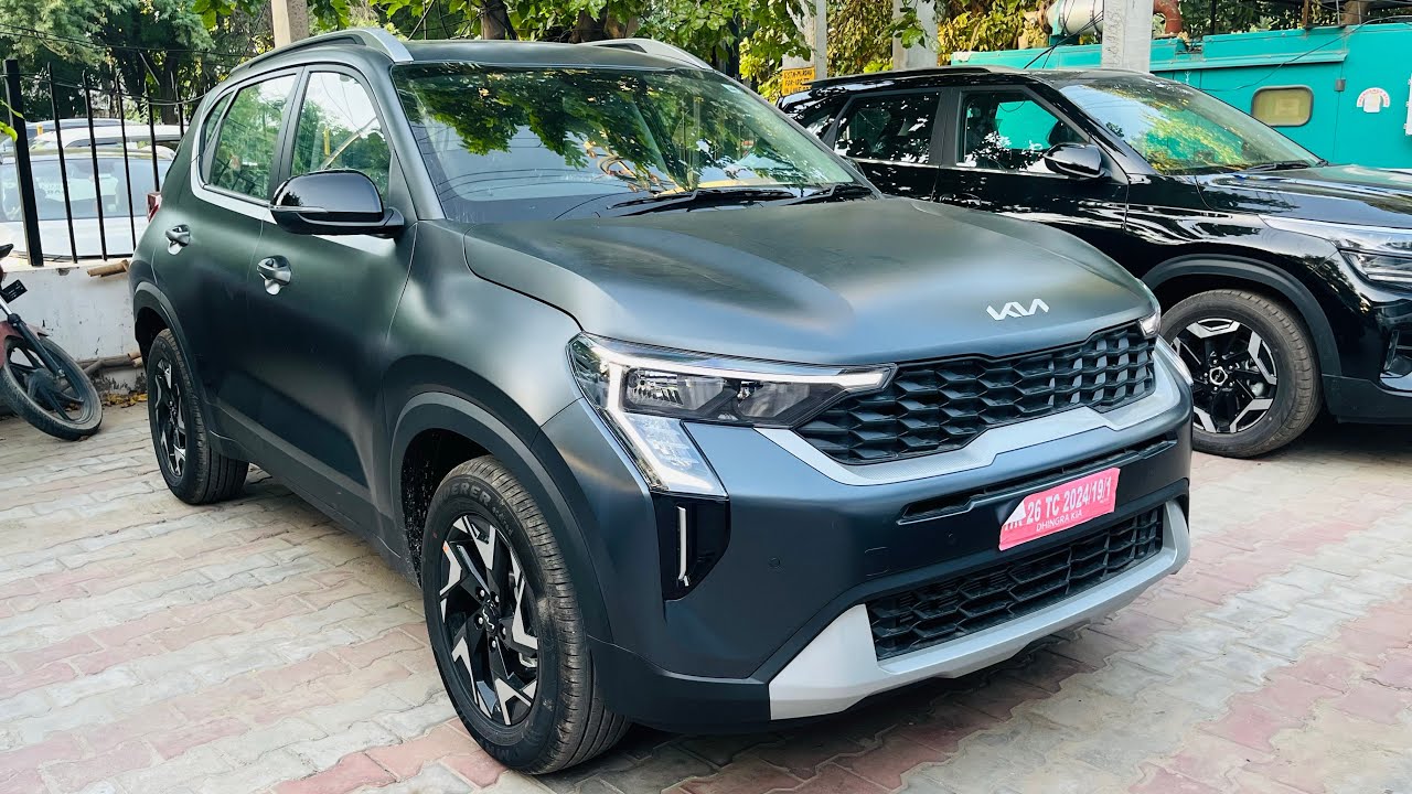 2025 Kia Sonet HTK Plus Diesel Manual | Matt Graphite ♥️ | ₹ 10.29 lakhs | New Kia Sonet HTK Plus