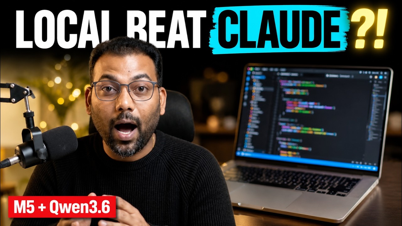 I Was WRONG About Local LLM vs Claude on M5 macbook pro &mdash; TESTED | qwen 3.6 35b, 27b, and gtp oss
