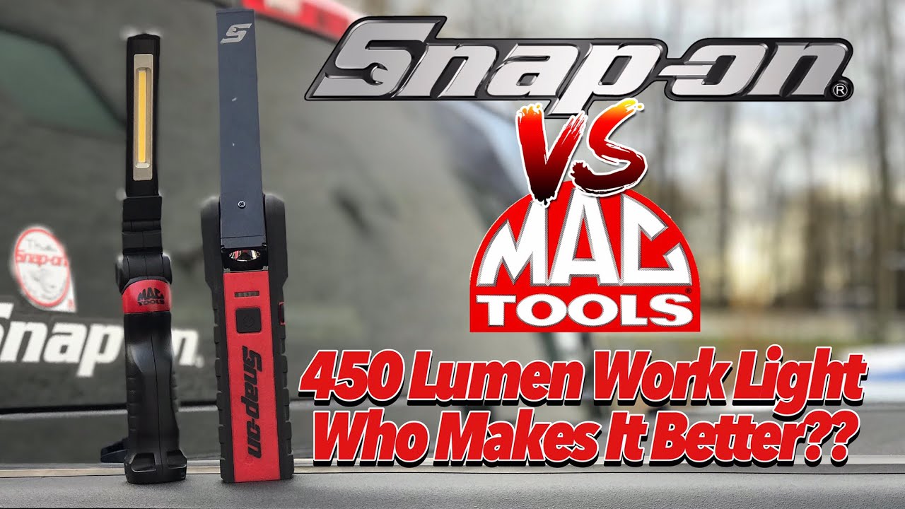 SNAP-ON VS. MAC!! 450 Lumen Work Light - WHO MAKES IT BETTER?