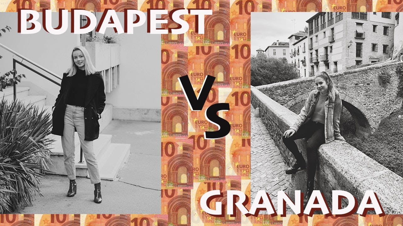 Mire elég 10 EURÓ Budapesten VS Granadában? | Lina és Panni
