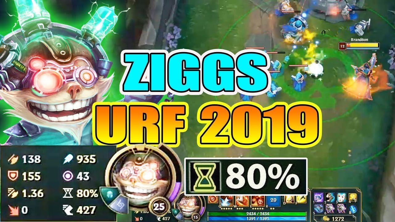 NÉM MÌN NÁT BẢN ĐỒ VỚI ZIGGS URF 2019