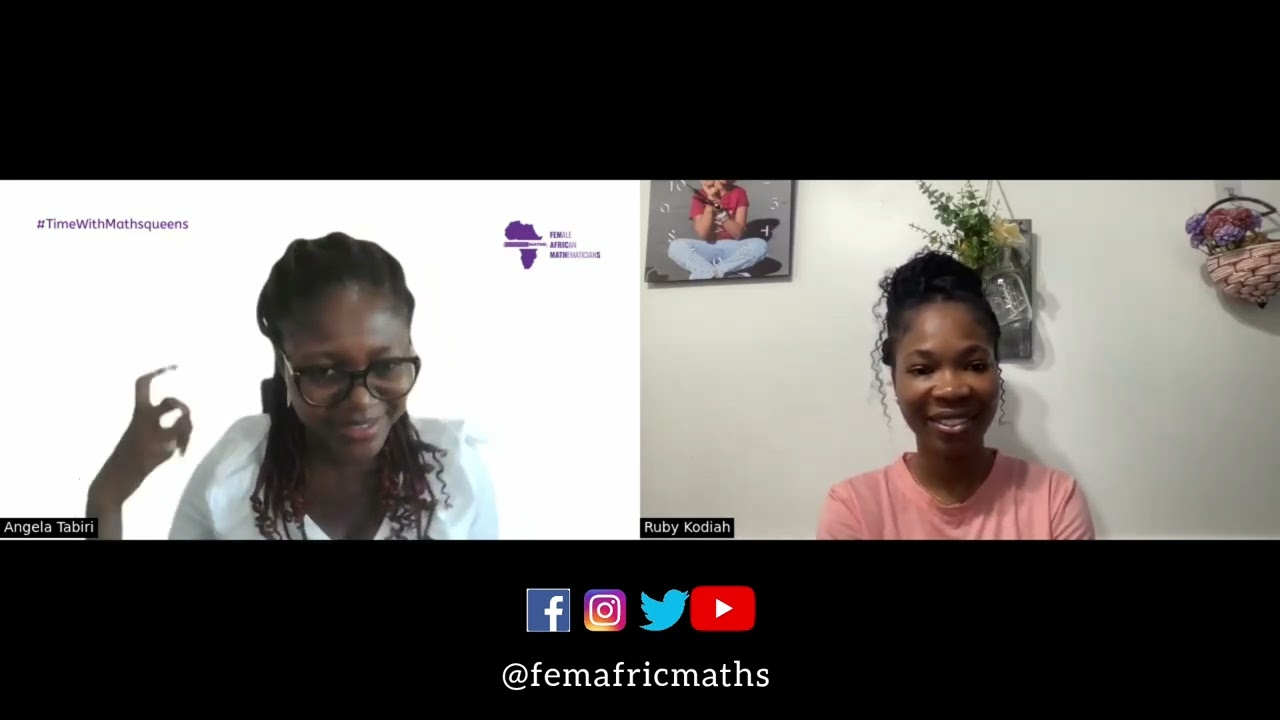 #TimeWithMathsqueens: Ruby Kodiah @actuaryrubyprecious