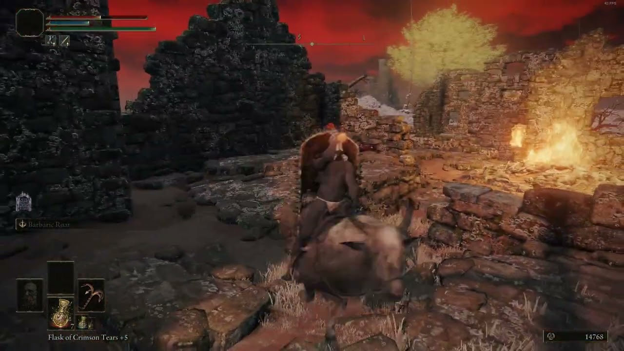 ELDEN RING - Flame chariot jump attack
