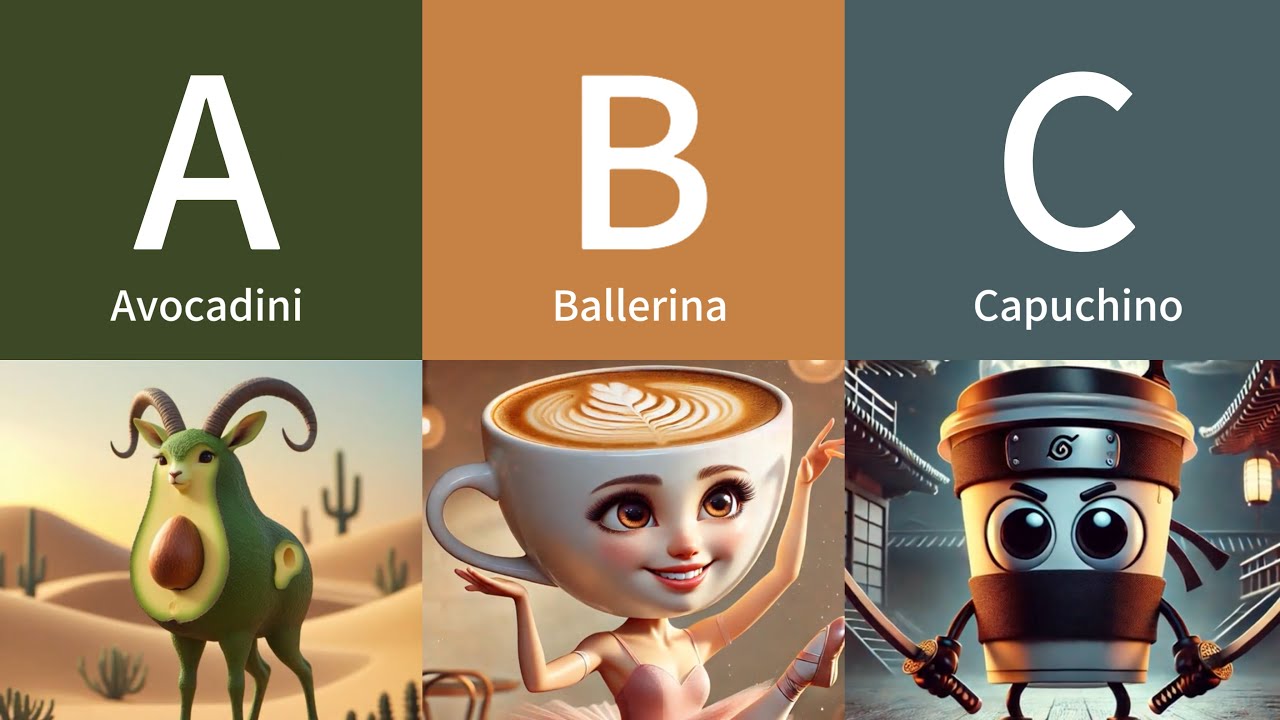 Italian Brainrot Alphabet ABC
