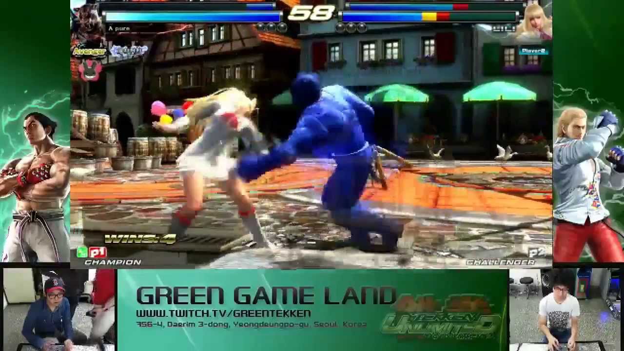 Tekken Tag 2 Unlimited ABC (Devil Jin/Bryan/Jin/A. King) vs AEK (Steve/Feng/Marduk/Heihachi)