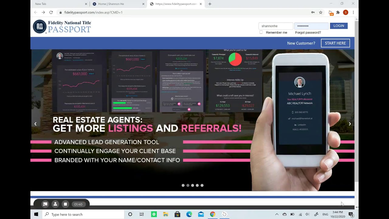 How to use Fidelity Passport for Profile