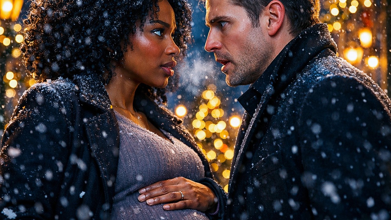 A Cold Billionaire Sees His Pregnant Ex Freezing At Christmas Outside, One Secret Melts Him And..