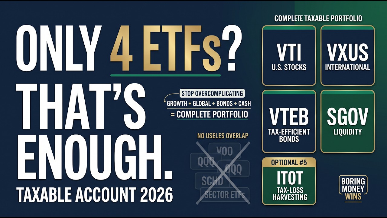 The Only 4 ETFs You Need in a Taxable Account in 2026