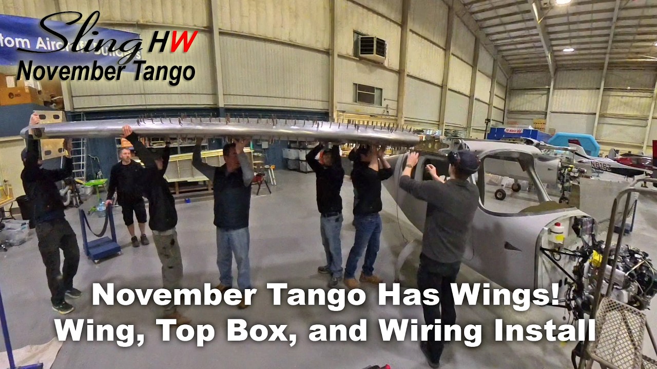 Fitting the Top Box and Mounting the Wings