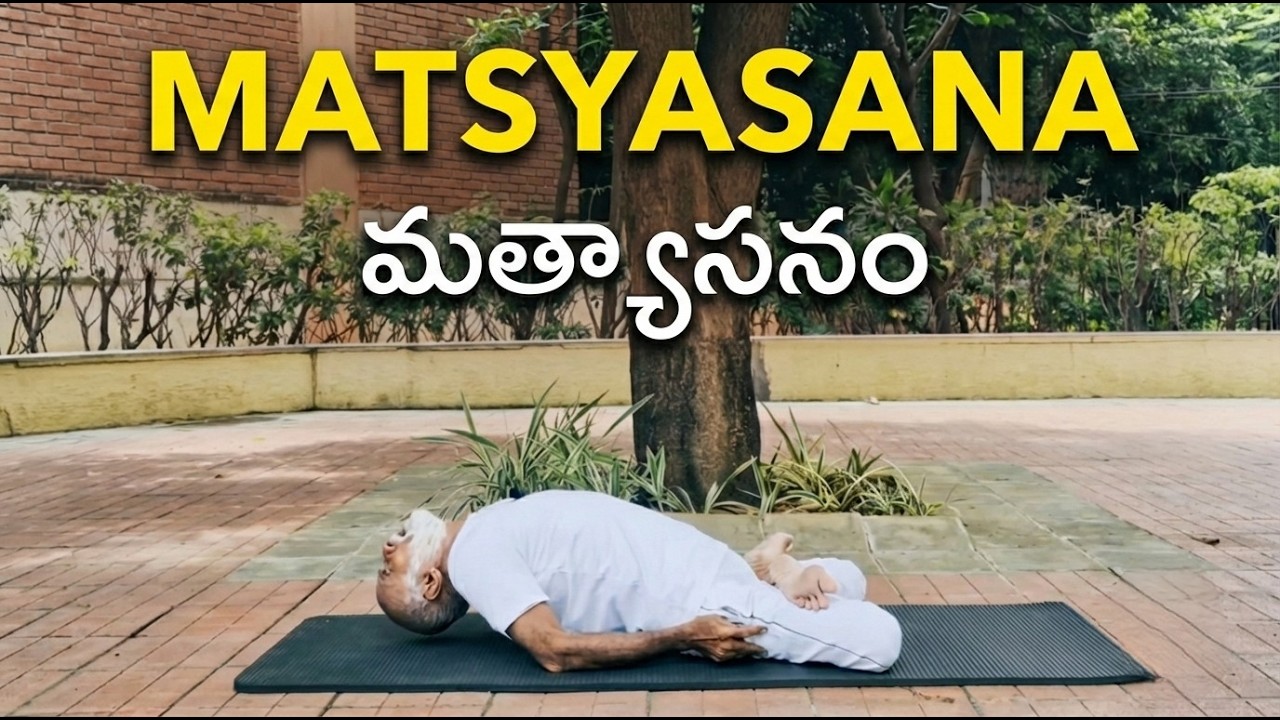 Matsyasana | మత్స్యాసనం | Benefits, Steps & Correct Practice | Fish Pose Yoga | Mahesh Yoga Vibe