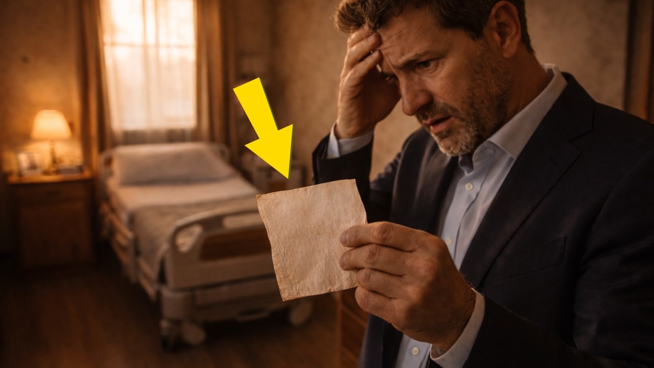 O TESTAMENTO DE UM PAI ABANDONADO NO ASILO NÃO ESTAVA NO CARTÓRIO… ESTAVA NO GUARDANAPO