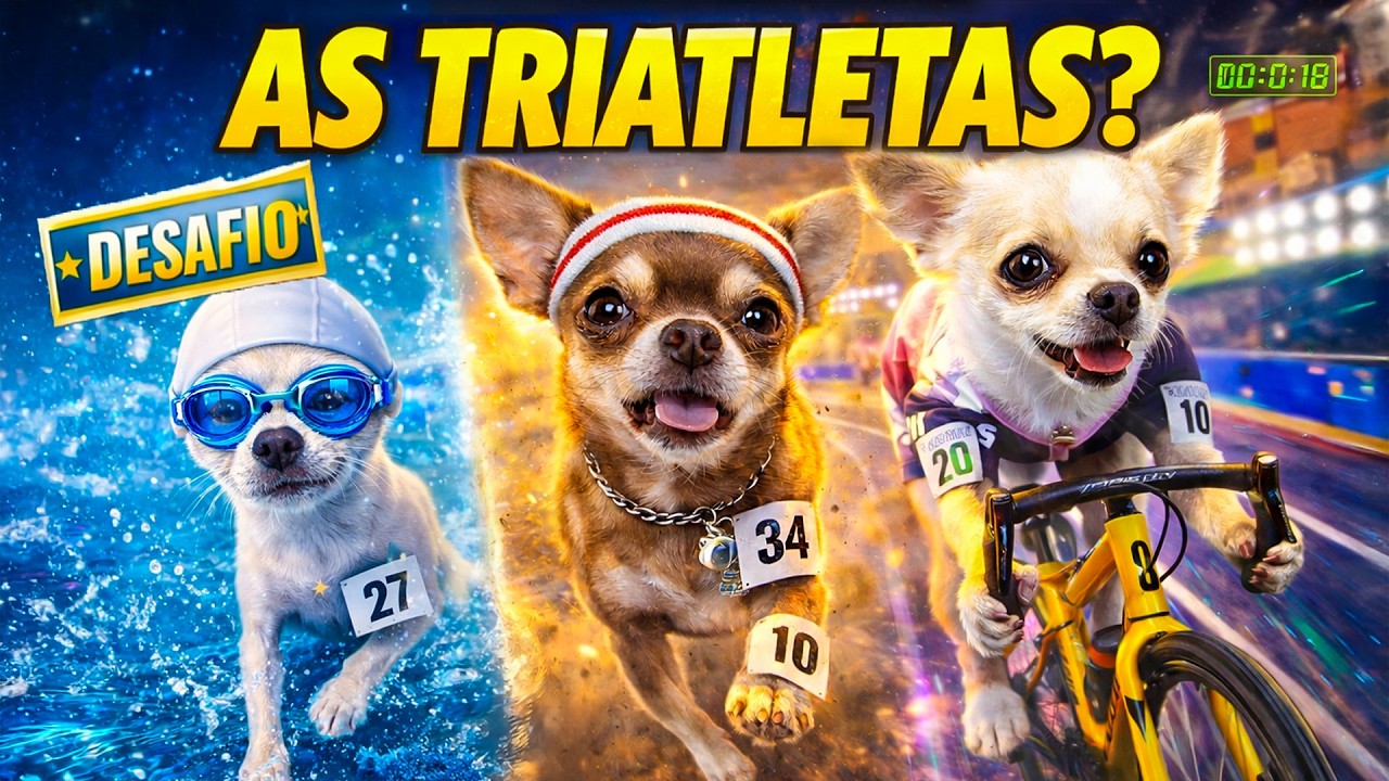 AS TRIATLETAS! 🏊‍♀️🚴‍♀️🏃‍♀️ QUEM LEVA A MELHOR?