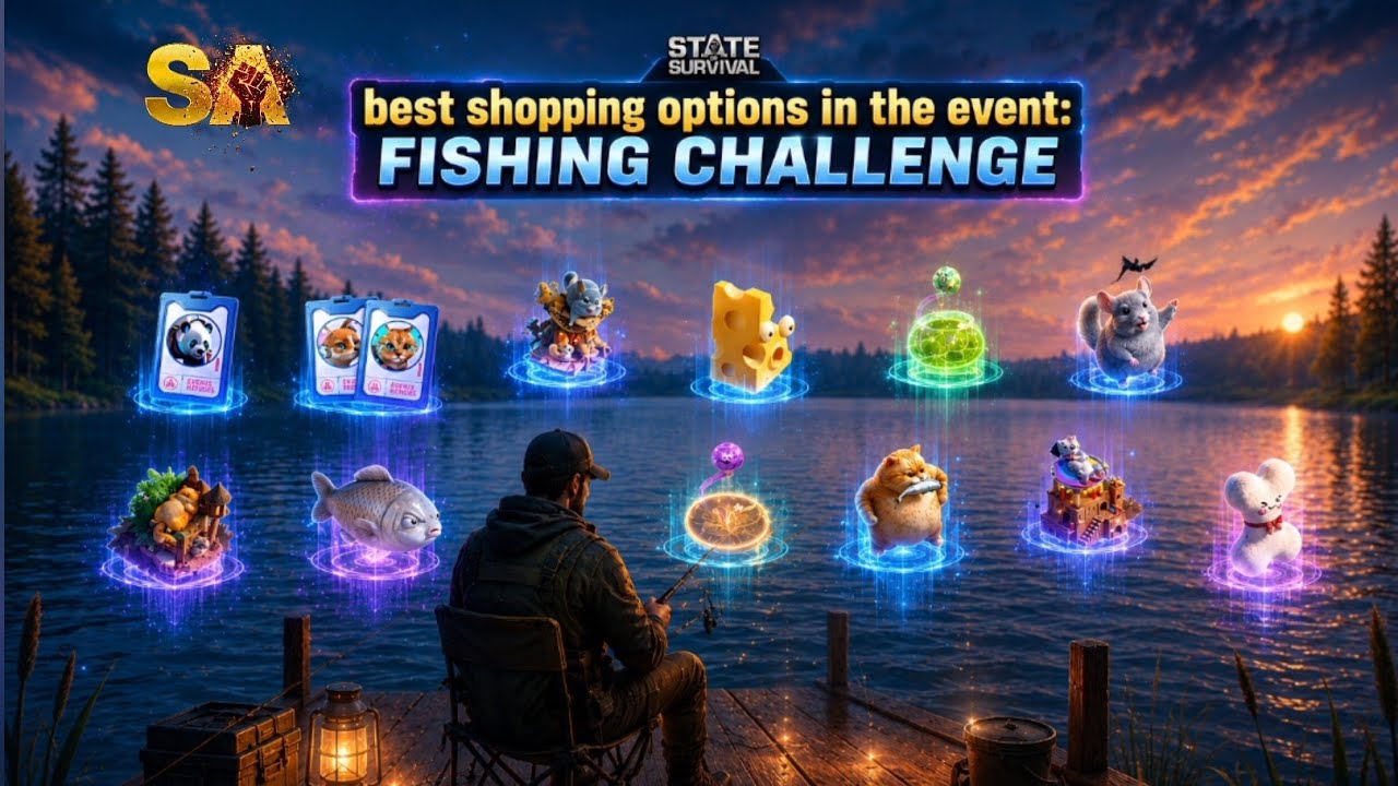State of Survival: best shopping options in the event: FISHING CHALLENGE(english subtitles)