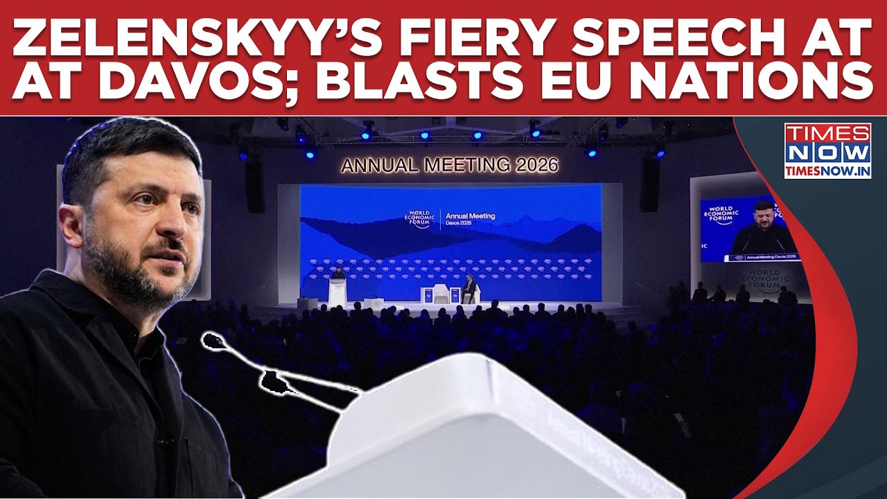 No One Has Really Seen NATO In Action: Ukraine President Zelenskyy Blasts EU At Davos | WEF 2026