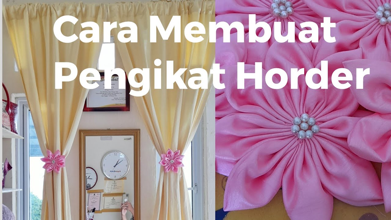 Cara Membuat Pengikat Gorden || Cara membuat Tali Gorden || By kina Kano