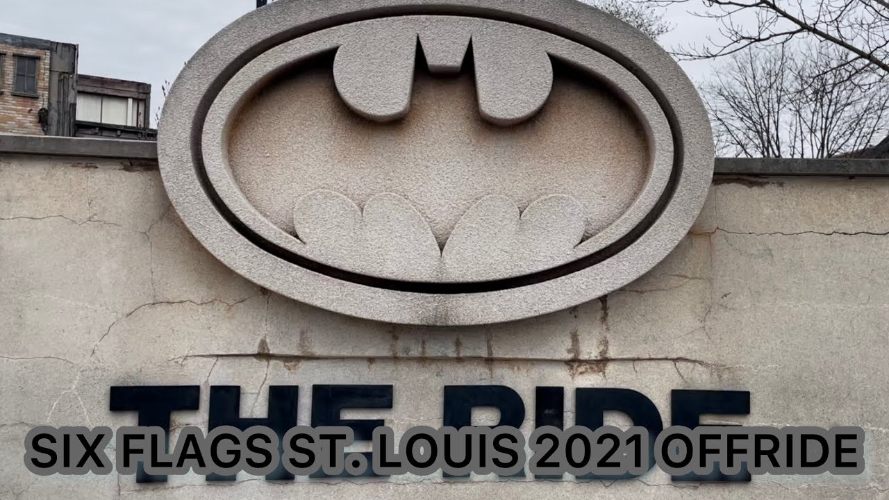 Batman: The Ride Six Flags St. Louis 2021 Offride (No Copyright)
