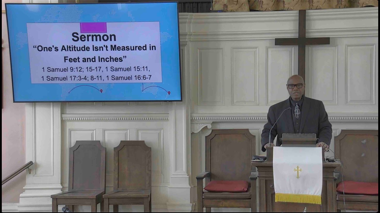 Sermon - One's Altitude Isn't Measured in Feet and Inches- 8 February 2026