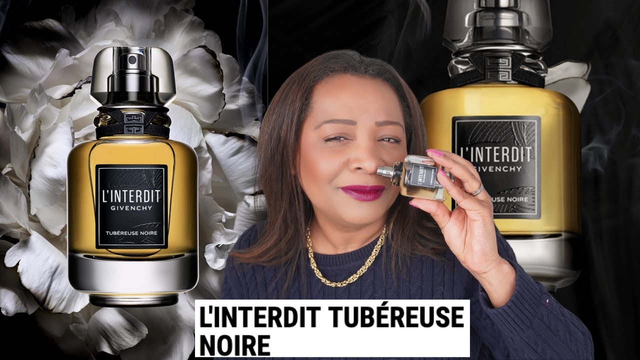 GIVENCHY L'INTERDIT TUBÉREUSE NOIR EdP from the FORBIDDEN FLOWER COLLECTION. Limited Edition