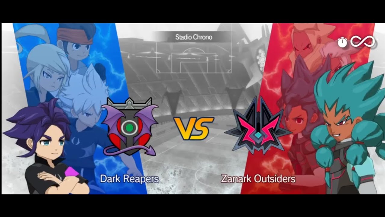 Inazuma Eleven Victory Road : My Team VS Zanark Outsiders (Max Difficulty)