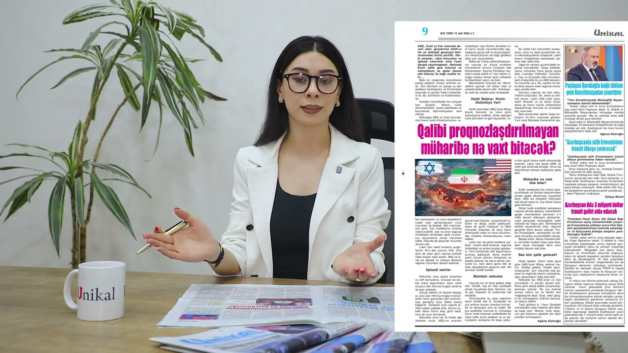 &ldquo;Unikal&rdquo; qəzetinin 13 mart 2026-cı il buraxılışı