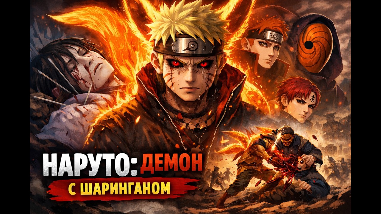 Наруто Демон сШаринганом #Naruto #NarutoShippuden #NarutoAlternative #NarutoFanfic #AlternativeStory