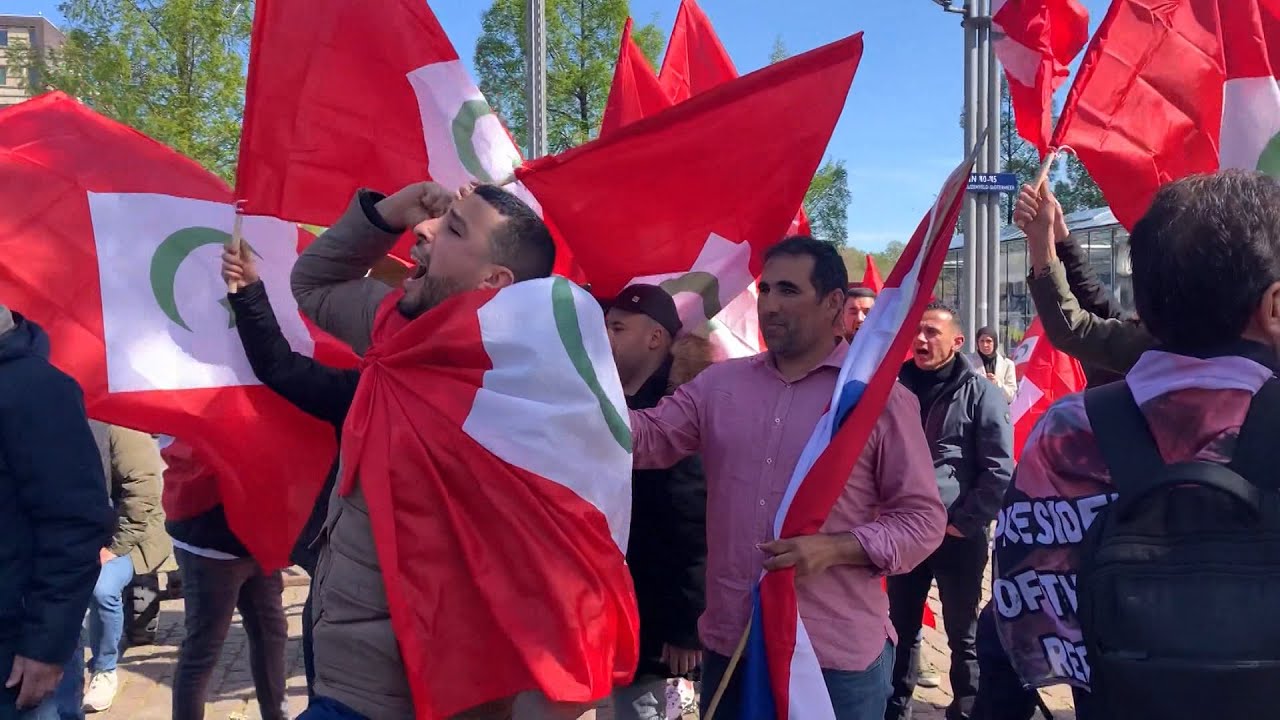 نشرة خاصة | مسيرة حاشدة لنشطاء من الريف بأمستردام تنديدا بانتهاكات المخزن