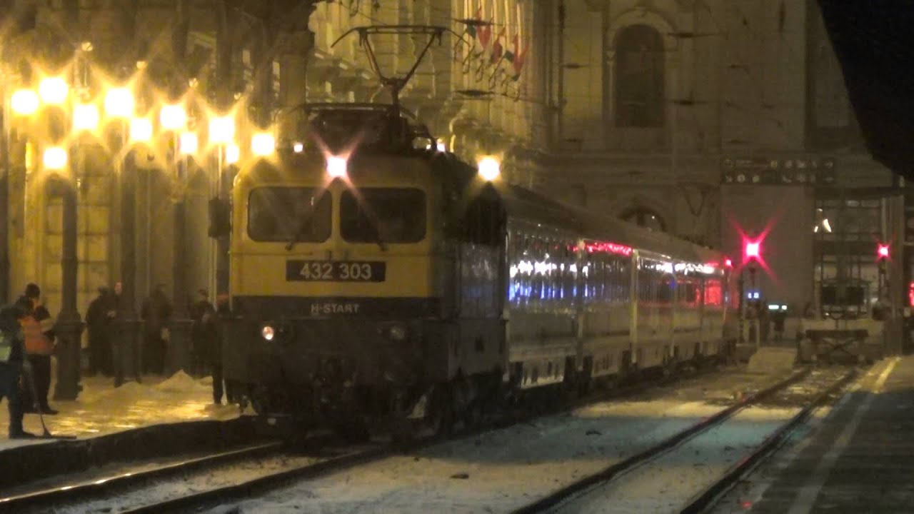 Budapest Keleti: PKP EuroCity Hortobágy is leaving for Nyíregyháza via Szolnok; Hortobágy EC indul