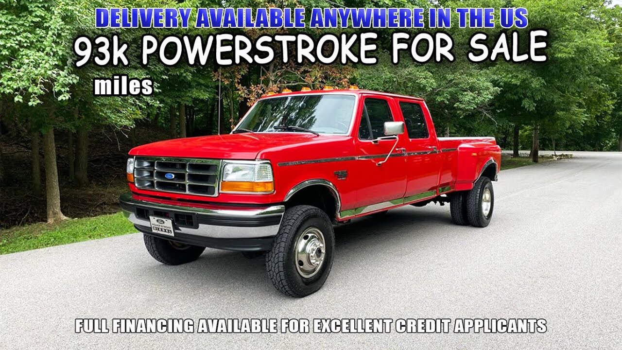 7.3 Powerstroke For Sale: 1995 Ford F-350 4x4 Dually Centurion With Only 93k Miles