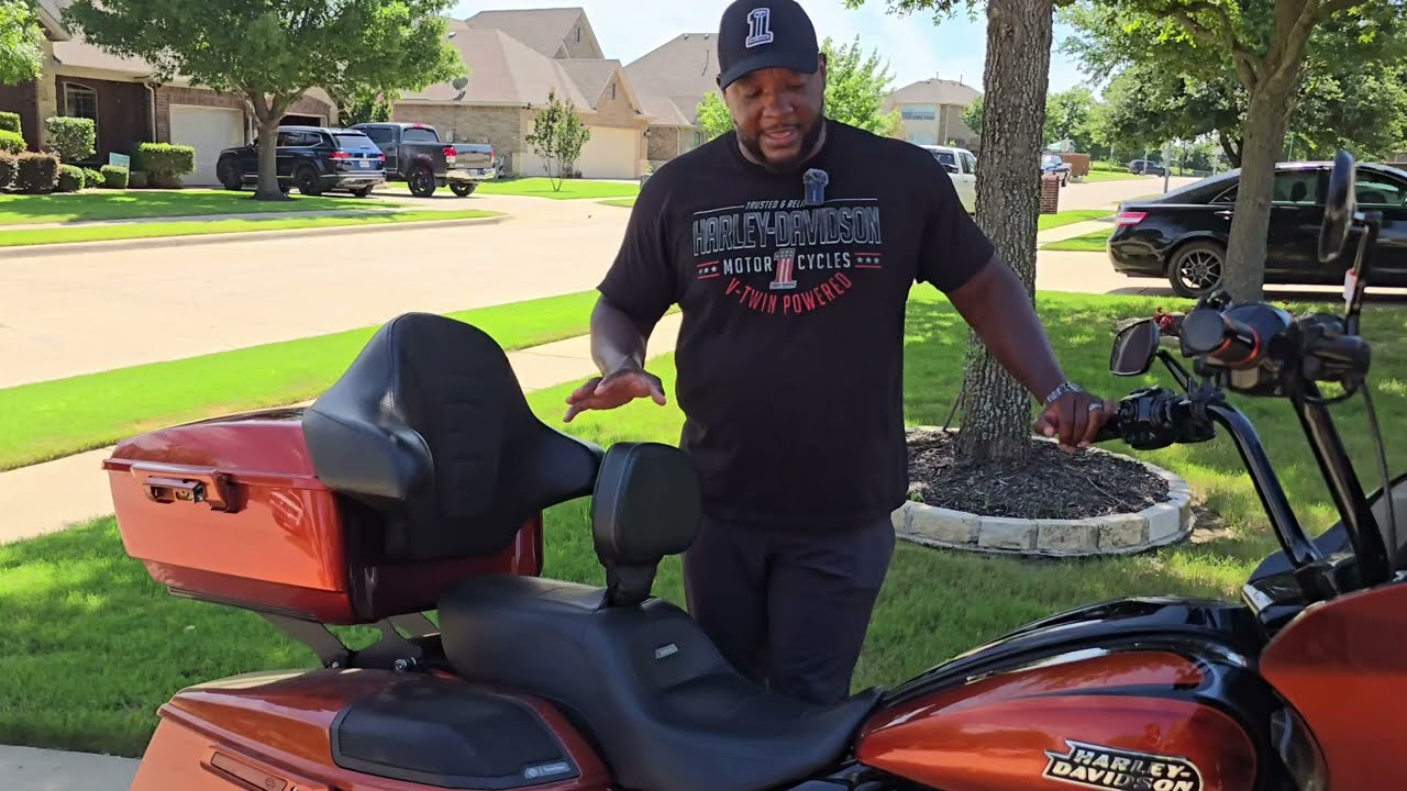 Review of Harley Davidson Sundowner seat for new touring 2024 Road Glide and Street Glide & 2023 CVO