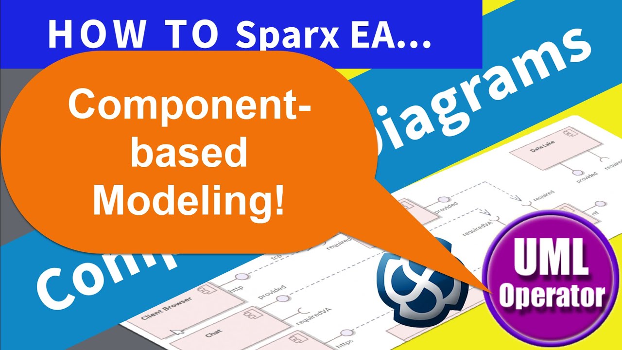 Диаграммы компонентов UML Sparx EA (e19)