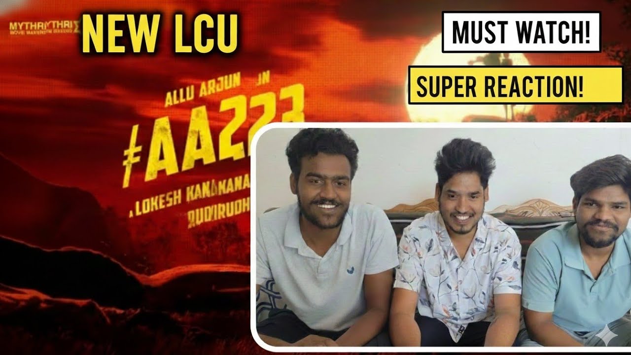 AA 23 Announcement Video Reaction | lconStar Allu Arjun | Lokesh Kanagaraj|Anirudh | Mythri Movie
