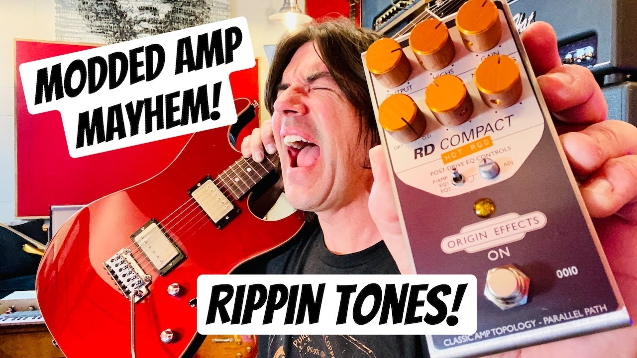 MODDED AMP TONE MANIA... IN A PEDAL! Origin RD COMPACT HOT ROD